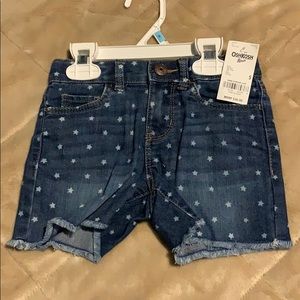 OshKosh girls blue jean shorts